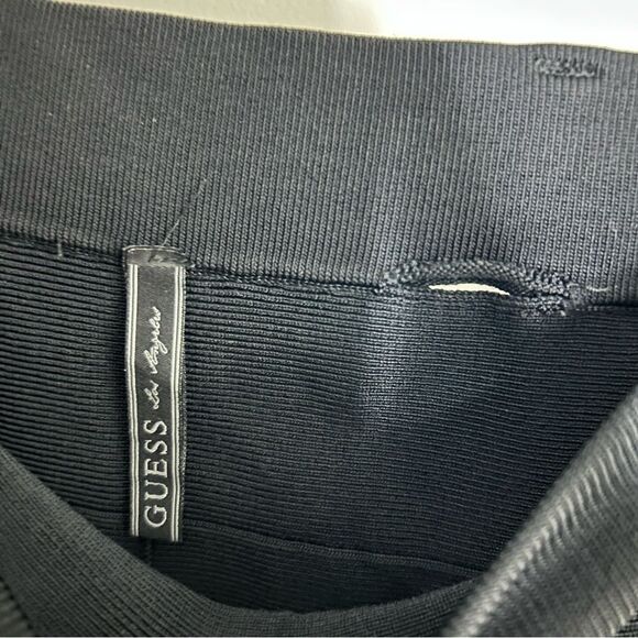 Guess | black bandage bodycon pencil skirt with slit | small - Picture 2 of 5